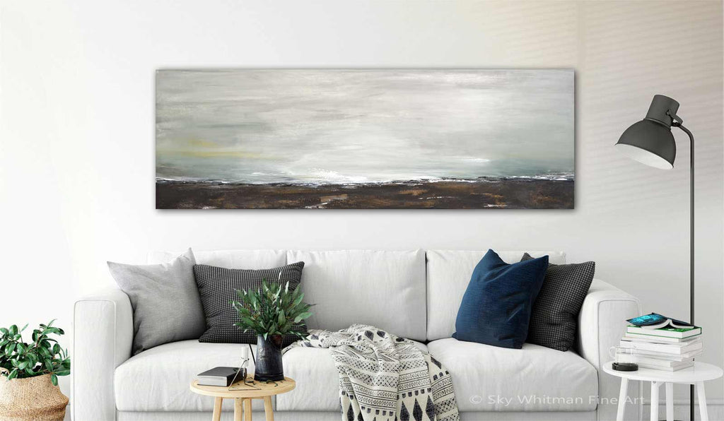 panoramic abstract painting