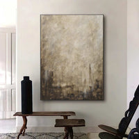 entry way art Calming Earth Tone Brown Painting