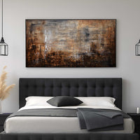 Contemporary Brown Home Decor Wall Art Warm Colors bedroom