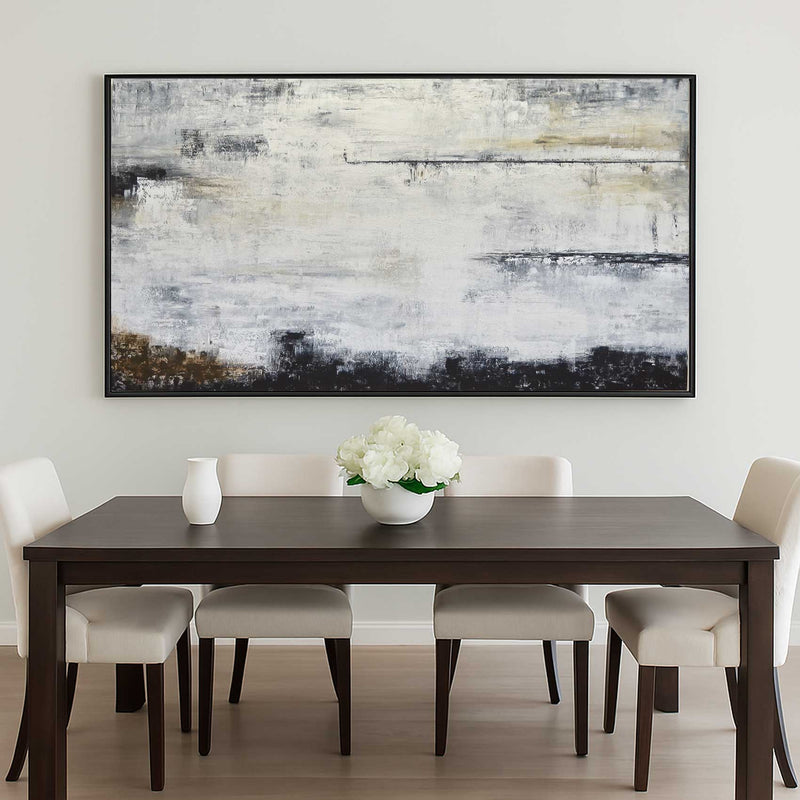 Contemporary Original Panorama Abstract Artwork For Dining Room