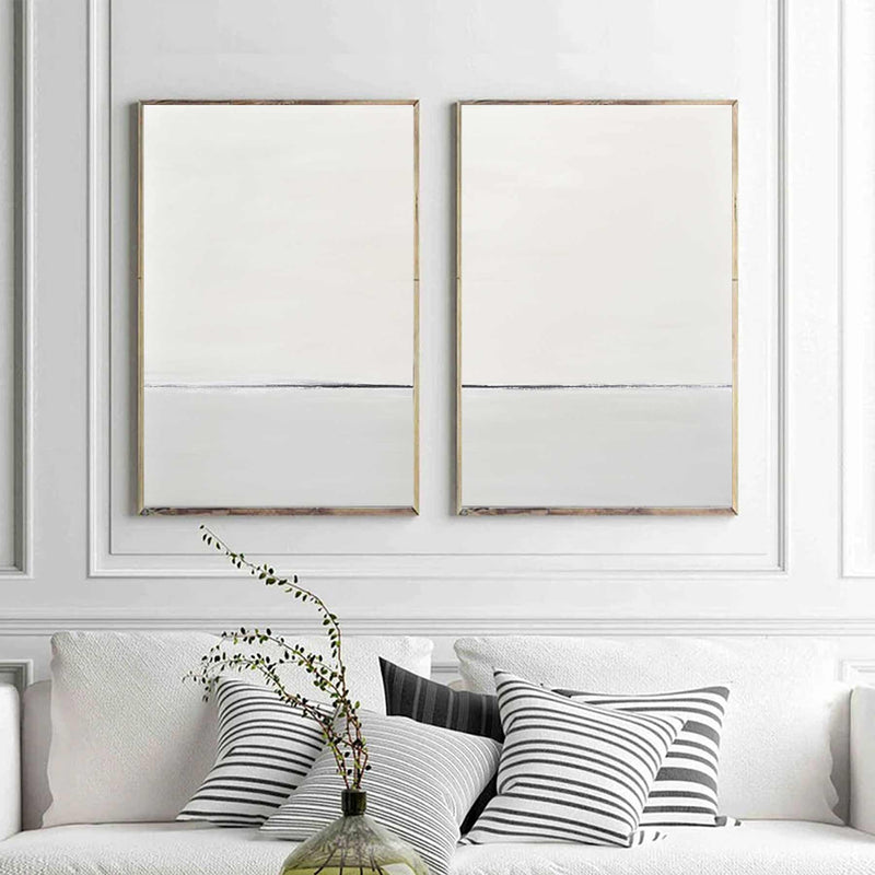Light Paintings Set Of 2 Easy Minimal Wall Art For Large Spaces