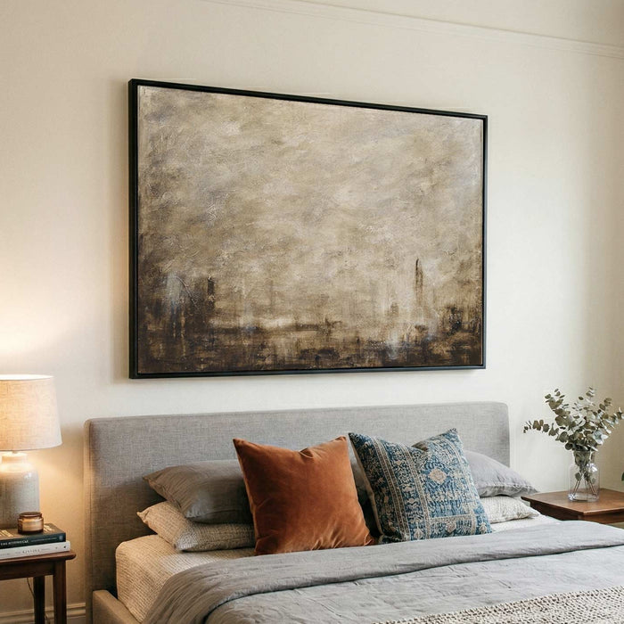 Minimal Earth Tones Neutral Colors Abstract Painting