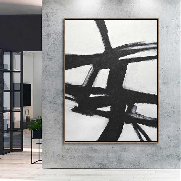 Vertical Oversized Painting On Canvas