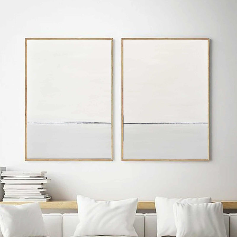 Light Paintings Set Of 2 Easy Minimal Wall Art For Large Spaces
