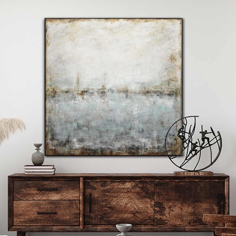 textured large abstract painting wall decor