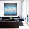 blue large abstract artwork