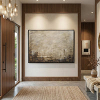 entryway Minimal Earth Tones Neutral Colors Abstract Painting