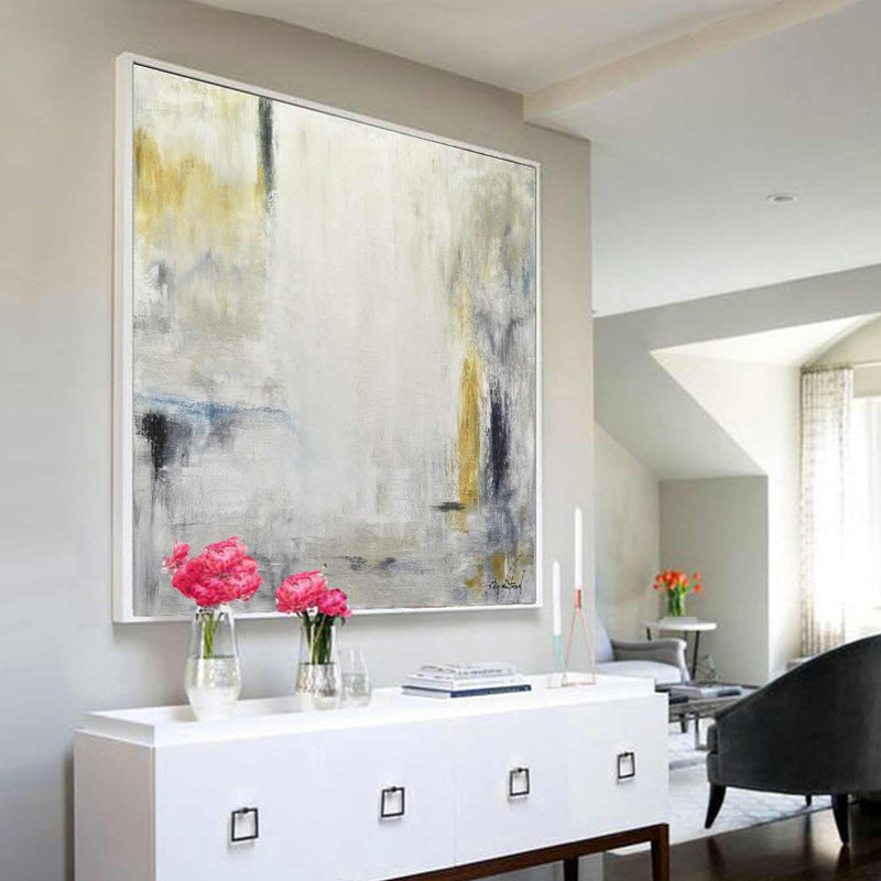 large abstract artwork on canvas