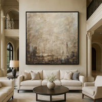 art for large house Calming Painting Interior Design Brown Easy Abstract 