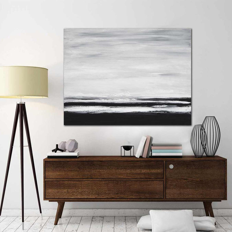 monochrome artwork painting landscape