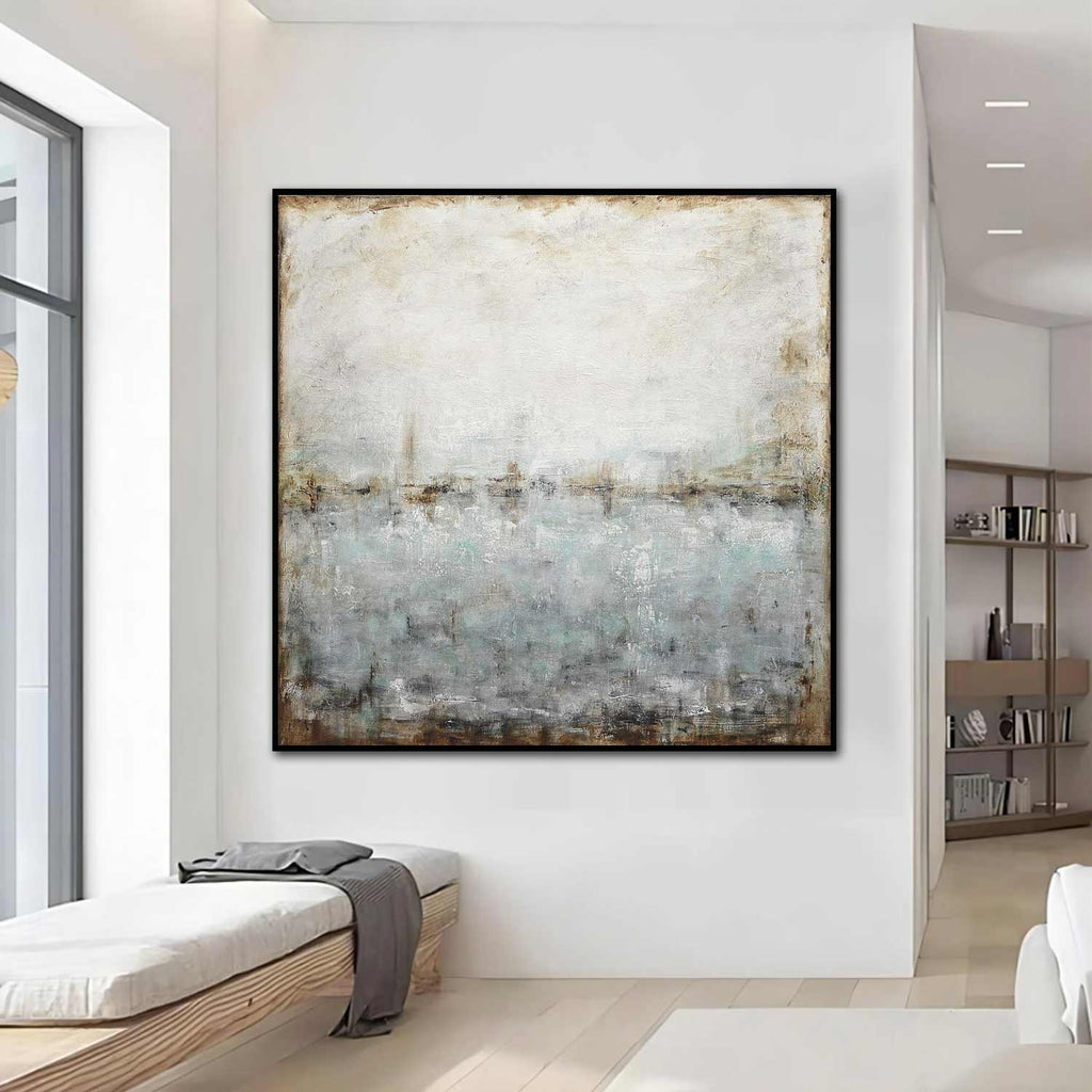 textured large abstract painting wall decor