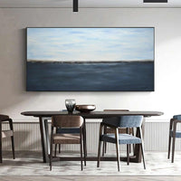 Original Landscape Blue Abstract