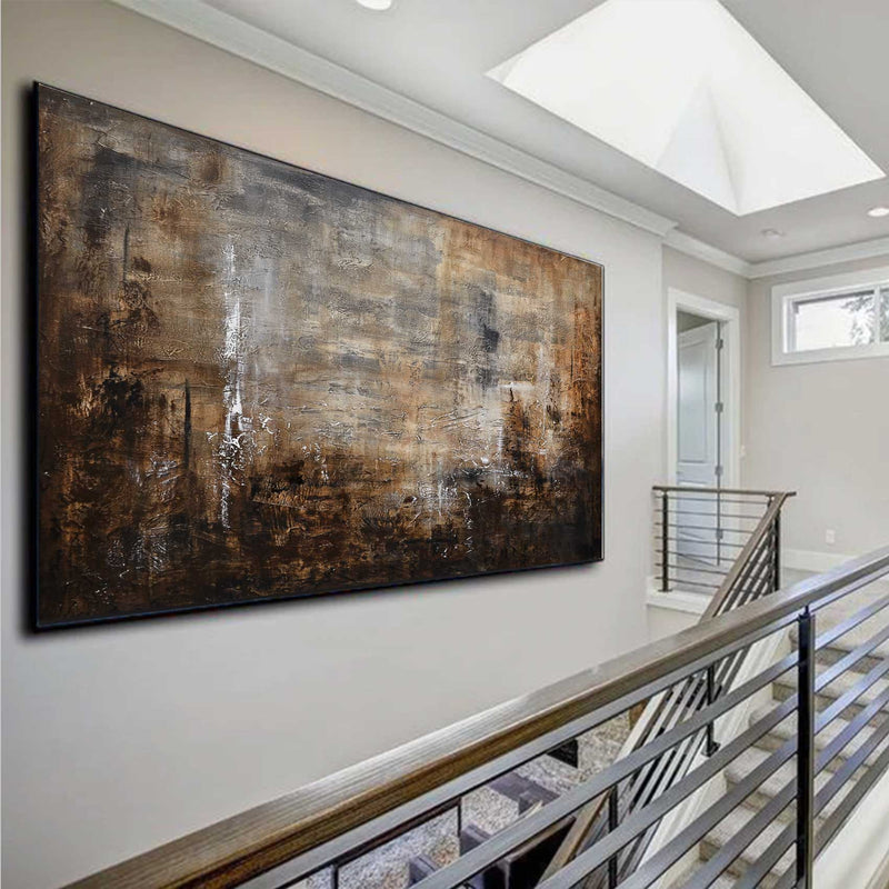 Contemporary Brown Home Decor Wall Art Warm Colors bedroom