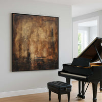 Luxury Painting Rich Brown Artwork For Home piano room