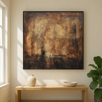 Luxury Painting Rich Brown Artwork For Home