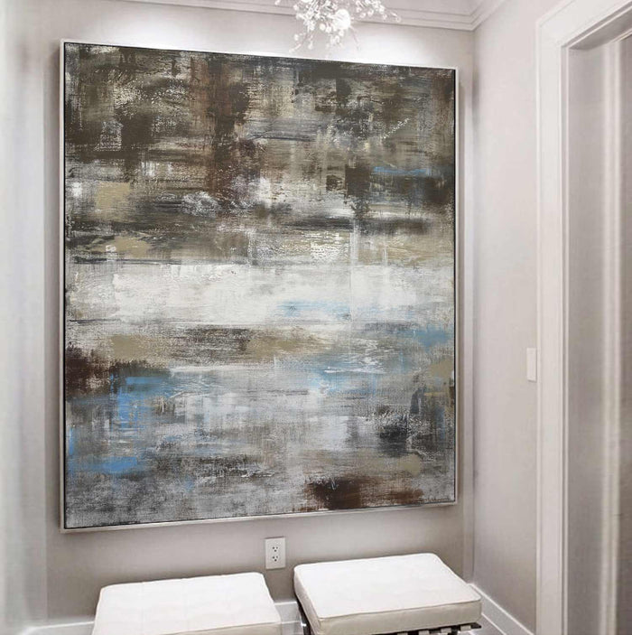 square room decor painiting  on wall