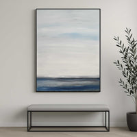 Minimal Painting For Hallway Entryway above bench Original Handmade Artwork