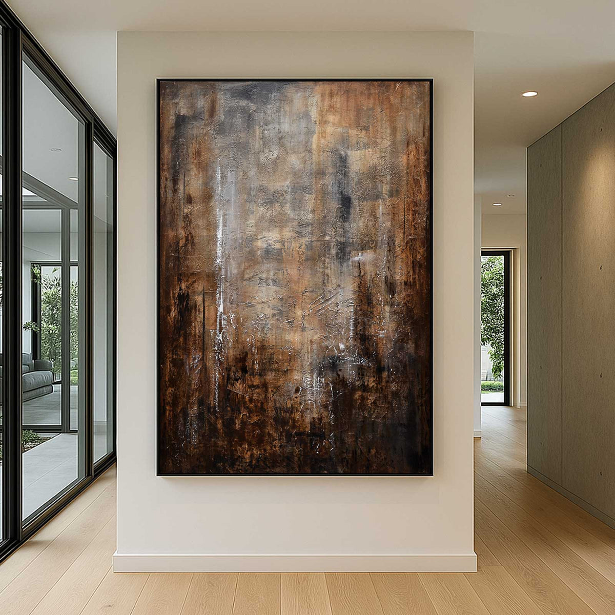 large original painting for hallway
