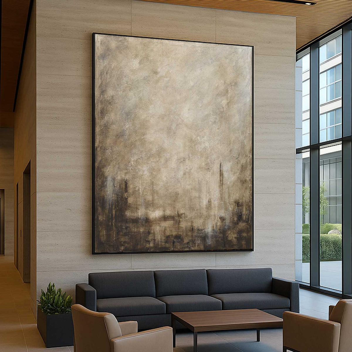 art for office lobby on canvas