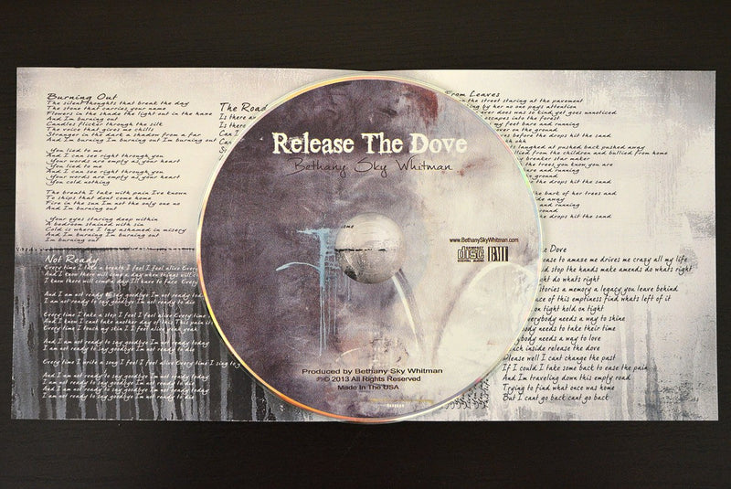 "Release The Dove" Music CD EP by Bethany Sky Whitman Includes Free Shipping