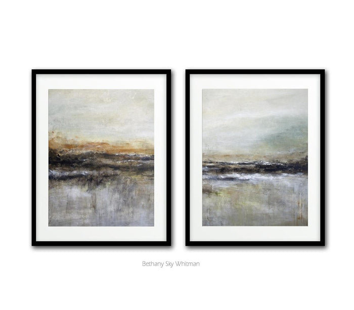 Set Of Two Fine Art Prints on paper "Wanderlust" 16x20
