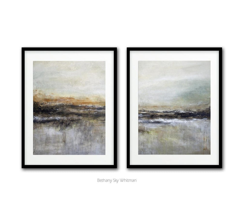 Set Of Two Fine Art Prints on paper "Wanderlust" 16x20