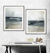 XXL prints gray black large contemporary paintings wall art Sky Whitman