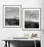 Large gray prints digital art poster prints framed art landscape abstract Sky Whitman