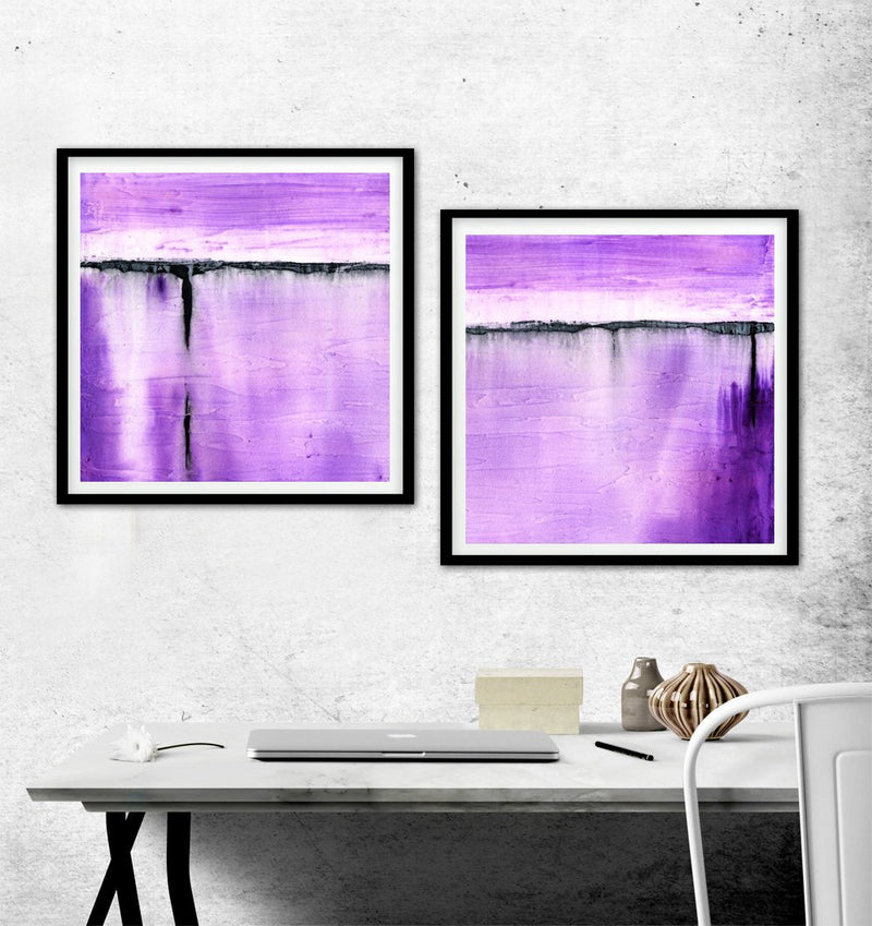 Purple print large printable art painting home wall art