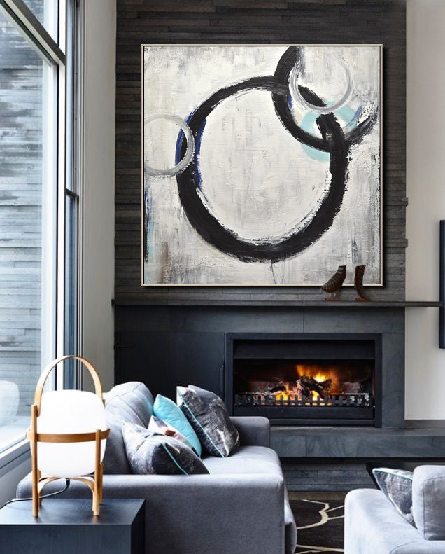 circles painting modern art