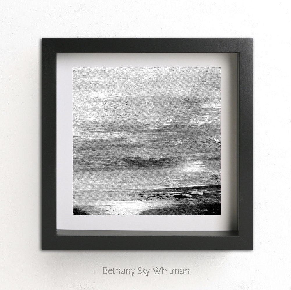 triptych set of 3 print digital download black and white art abstract Sky Whitman