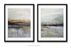 Set of 2 abstract prints printable download art landscape modern wall art Sky Whitman