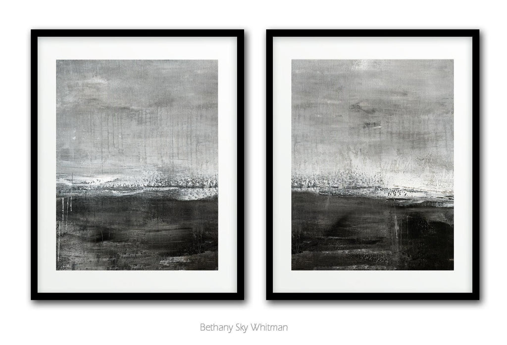 Large gray prints digital art poster prints framed art landscape abstract Sky Whitman