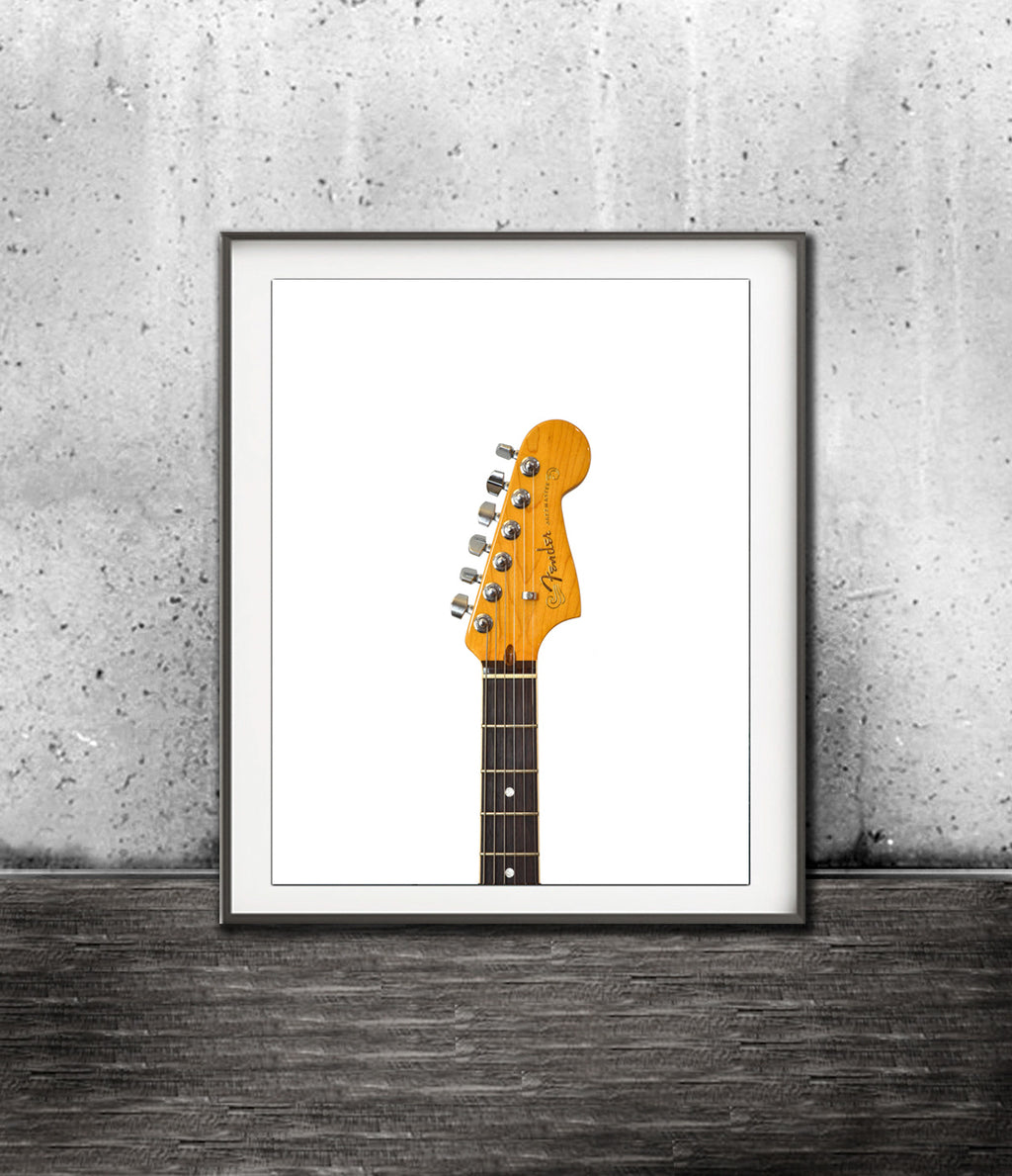 fender jazzmaster head stock print