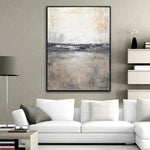 large framed landscape painting www.skywhitmanfineart.com