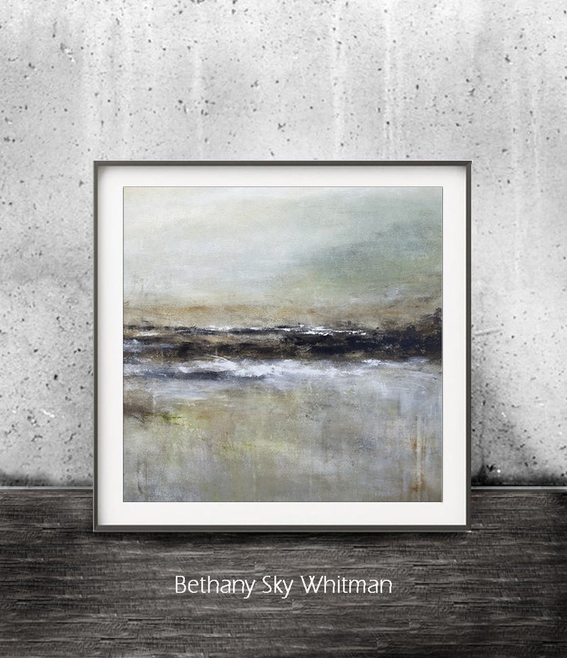 zen art wall art digital print abstract art landscape square calming landscape Sky Whitman