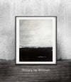 black and white print digital download art abstract landscape minimalistic minimalism accent piece Sky Whitman fine art