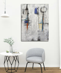 "Stopping Traffic" Abstract Painting 30 x 40 Contemporary Art