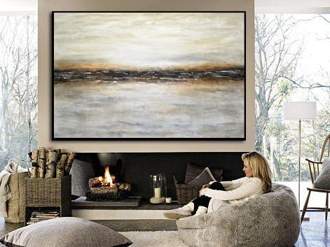 40 x 60 landscape painting abstract original