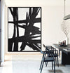 large black and white painting sky whitman