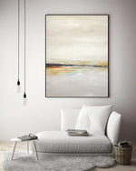 large abstract painting