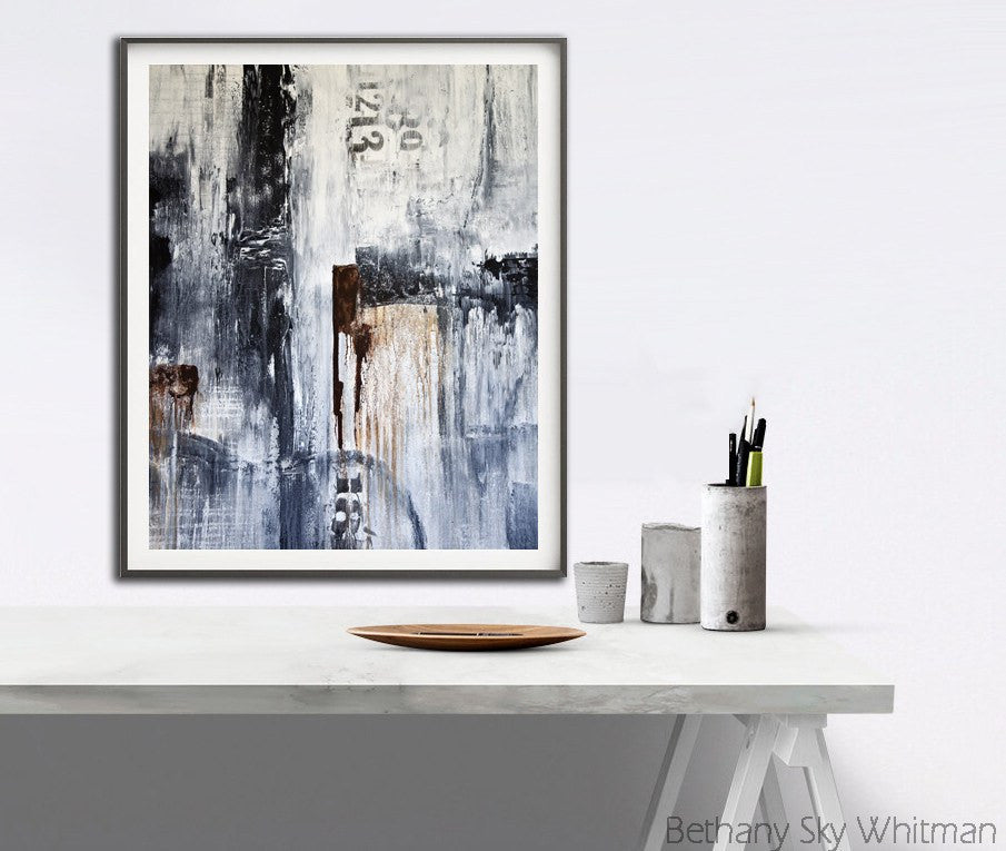 urban wall decor digital print printable art loft grunge Sky Whitman