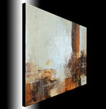 large rust abstract painting sky whitman fine art