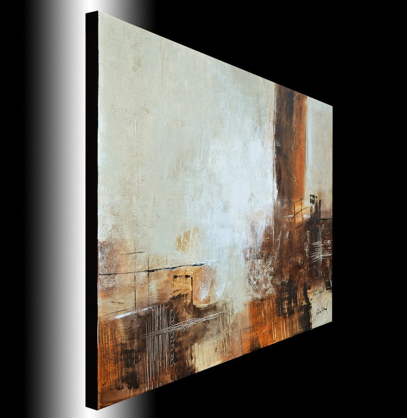 large rust abstract painting sky whitman fine art