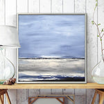 blue painting seascape abstract 