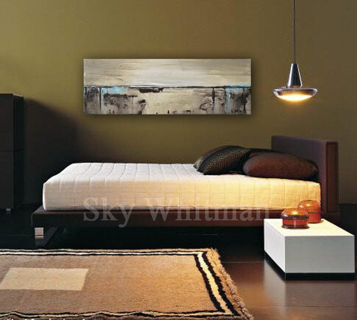 modern rustic oil painting earth tone art for sale sky whitman