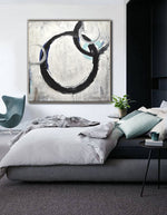 geometrical abstract painting