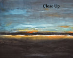 "Dark Shore" Landscape Painting 30 x 30 Canvas Oil Painting