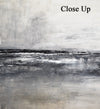 close up abstract landscape