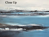 "Bluer than Blue" Abstract Panoramic Large Landscape